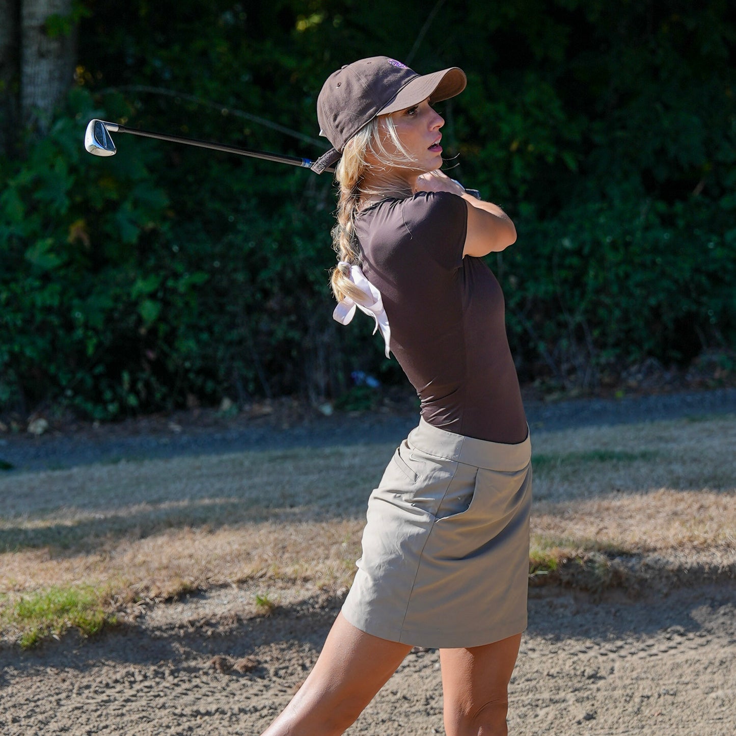 Brown Fall Fairway Hat