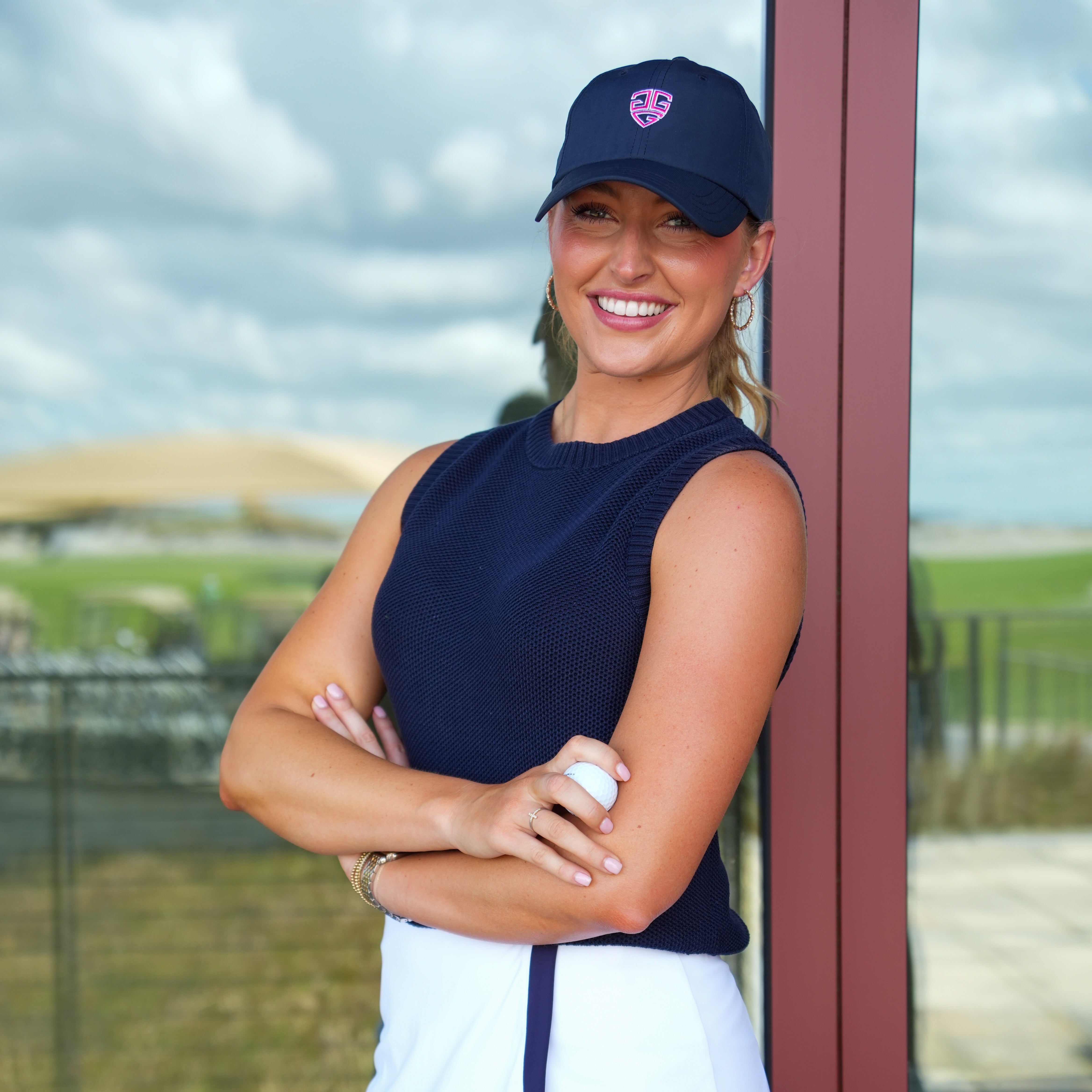 Navy GGG Cap – Golf Girl Games