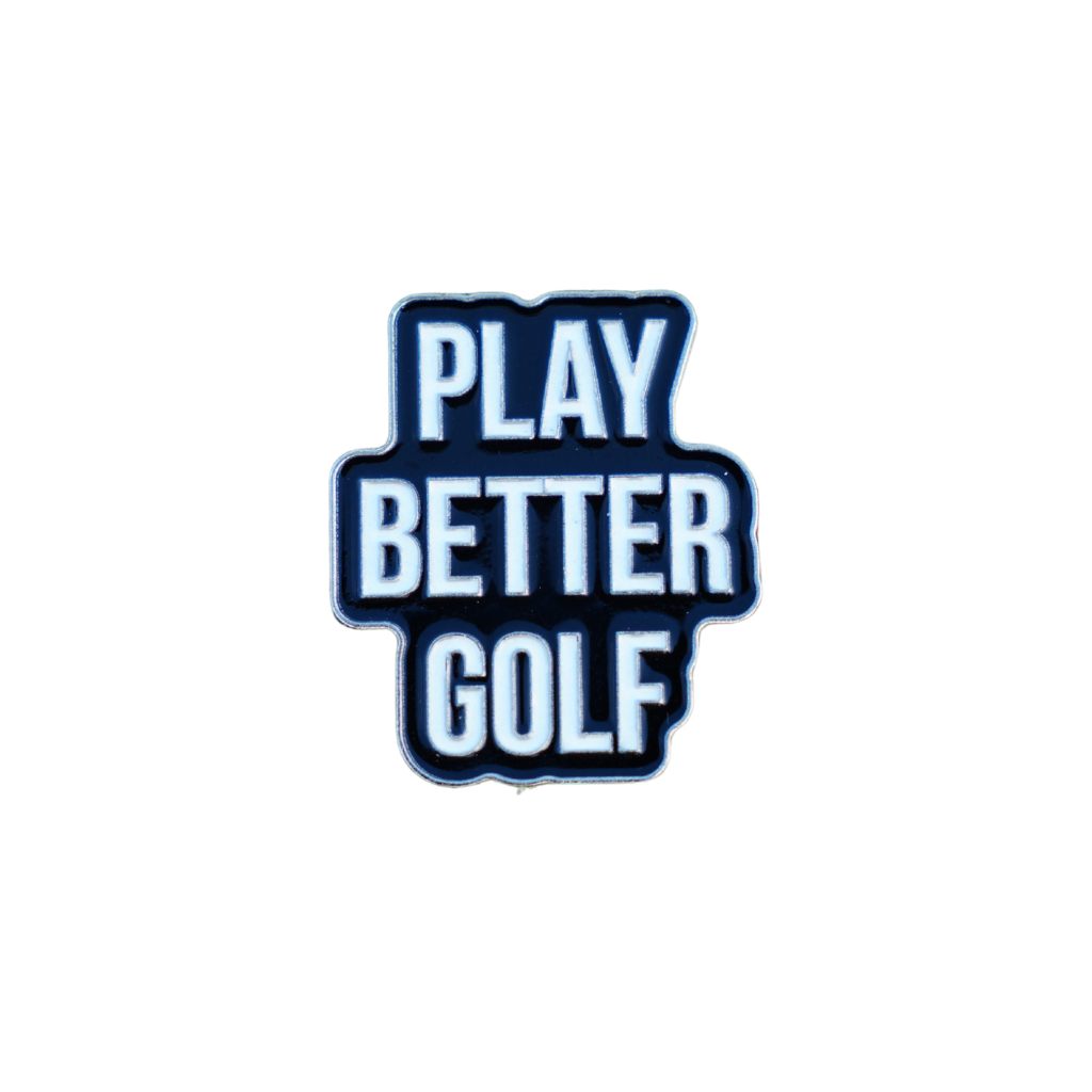 Play Better Golf Black Ball Marker