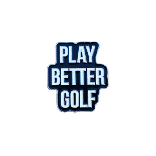 Play Better Golf Black Ball Marker