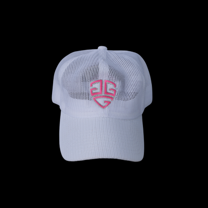 White Mesh Performance Hat
