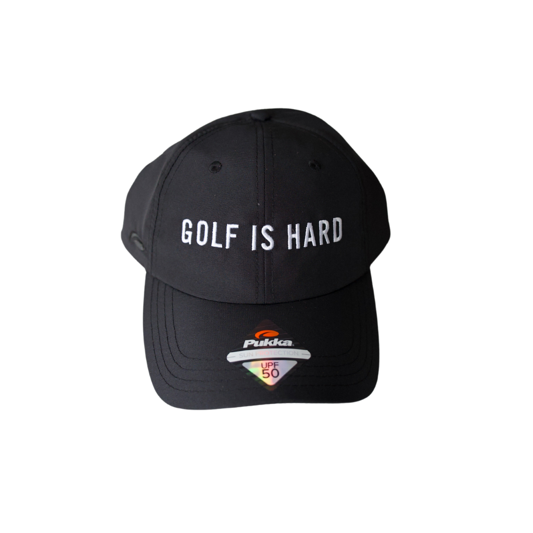 Golf Is Hard Black Cap