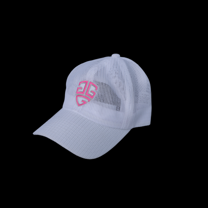 White Mesh Performance Hat