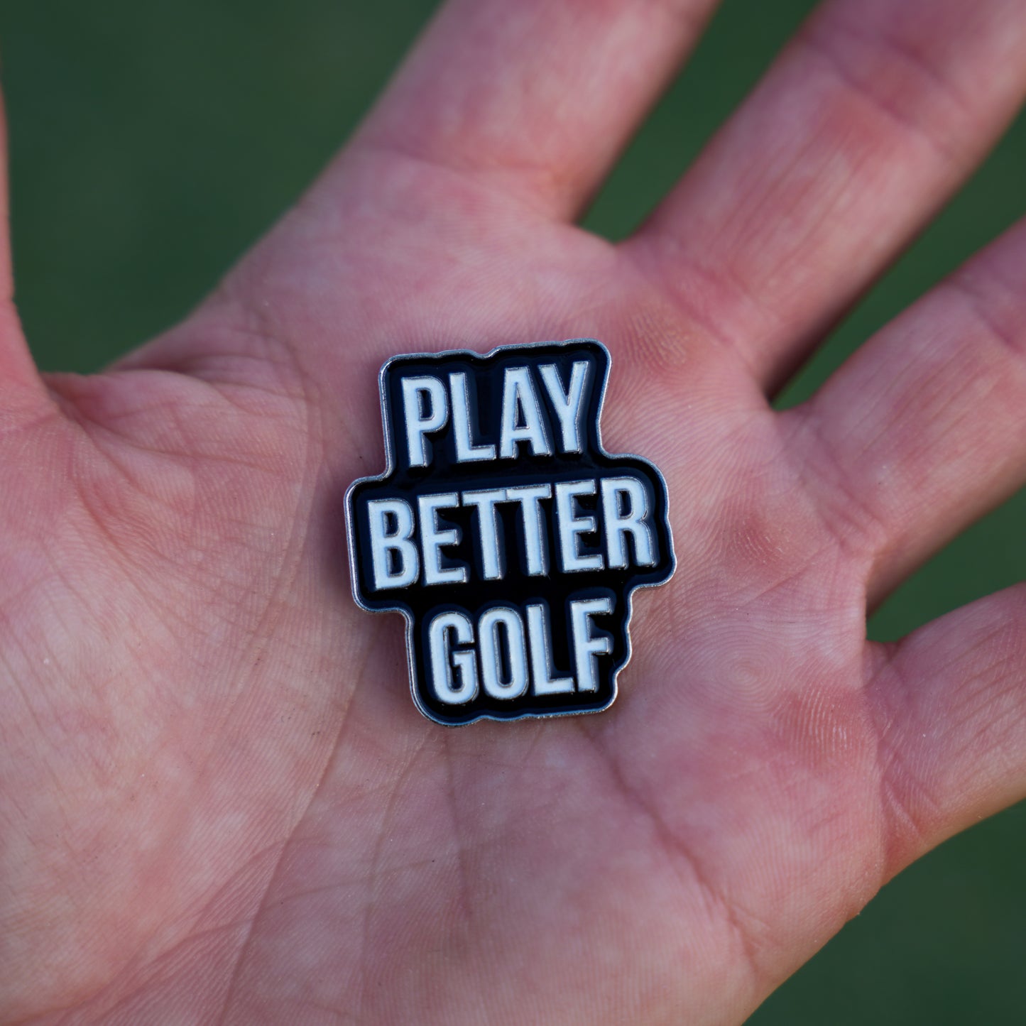 Play Better Golf Black Ball Marker