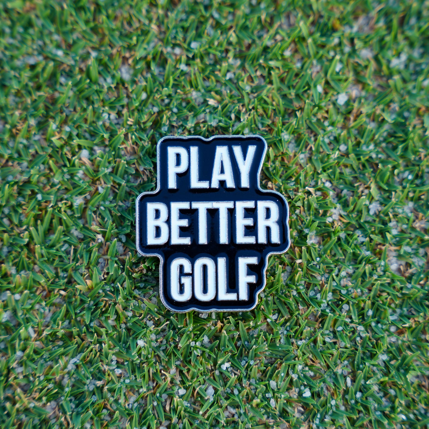Play Better Golf Black Ball Marker